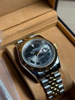 Seiko Mod Datejust Wimbledon 39mm