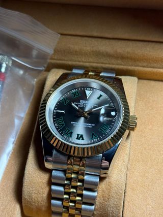 Seiko Mod Datejust Wimbledon 39mm
