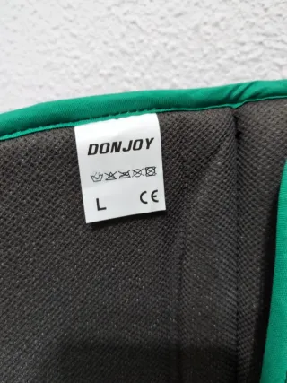 Rodillera ortopédica azul y verde