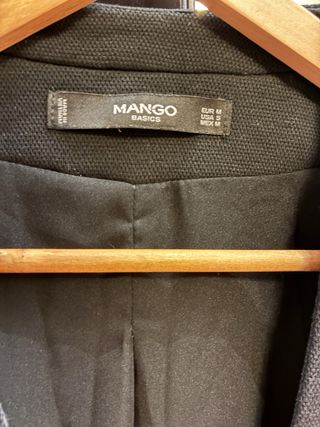 Americana Mango Negra Talla M