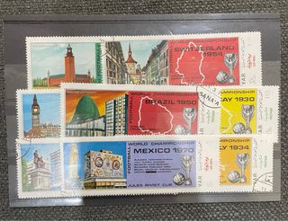 Sellos Yemen Conmemorativos Fútbol