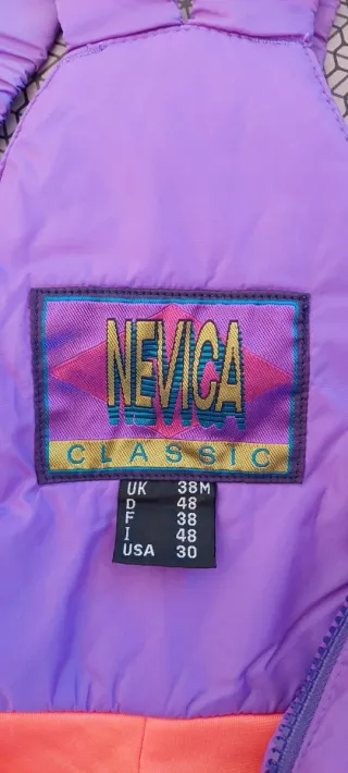 Peto esquí Nevica morado con localizador