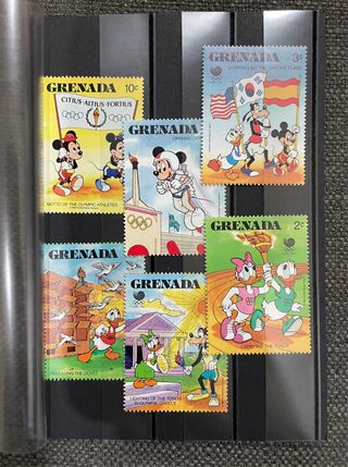 Sellos Disney Granada Olimpiadas