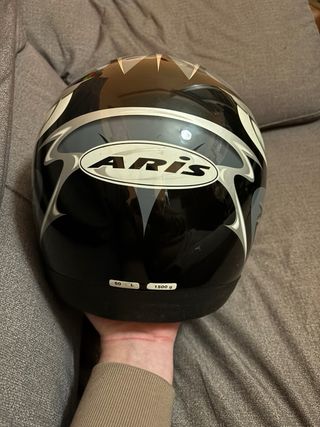 Casco Moto Aris Negro