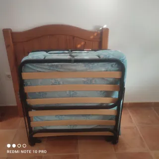 Cama individual plegable