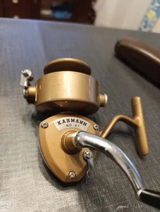 Carrete pesca KARMANN 41 Cambio por monedas plata