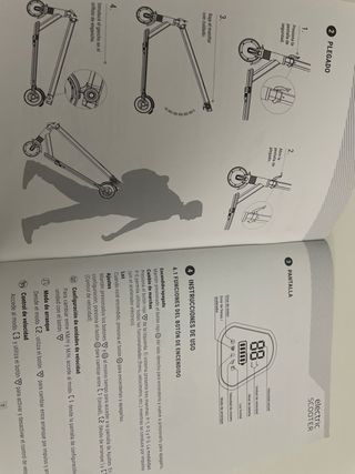 Patinete eléctrico casi nuevo