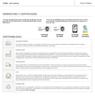4 butacas + mesa Delaoliva salón o sala de espera