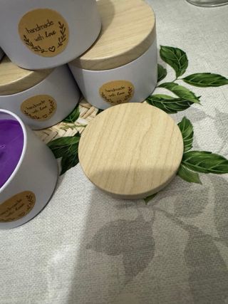 Candela profumata cera di soia 100% naturale