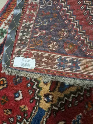 Tappeto persiano lana blu e rosso