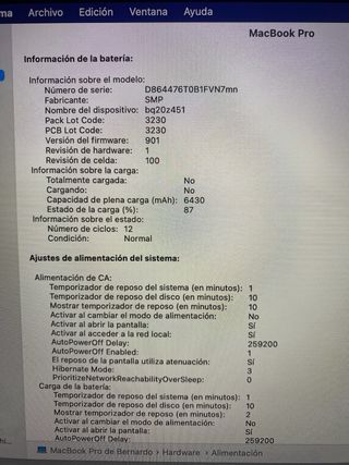 MacBook Pro A1502 SSD ampliato. Batteria nuova.