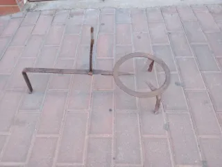 Sartén Antigua Grande + trébede