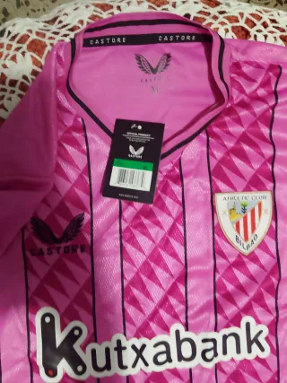 Camiseta Athletic Club (23/24) Talla XL Rosa Casto