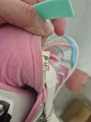 Patines Infantiles Rosas y Plateados