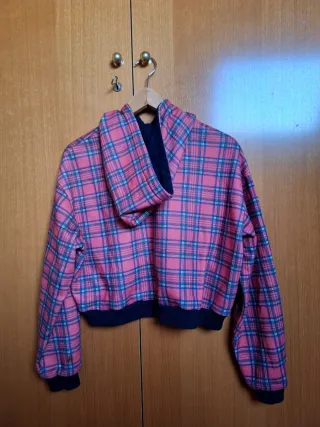 Sudadera Kaotiko cuadros mujer