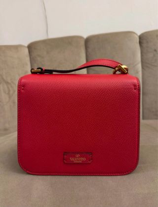 Bandolera Valentino Garavani Cuero Roja