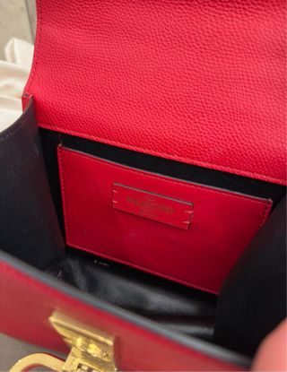 Bandolera Valentino Garavani Cuero Roja
