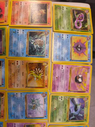 Lote 32 Cartas Pokémon Fossil