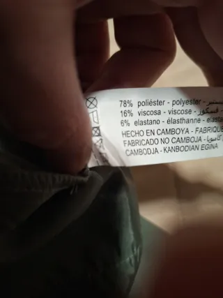 Pantalón jogger verde