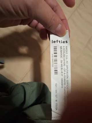 Pantalón jogger verde