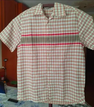 Camisa cuadros chico Talla L