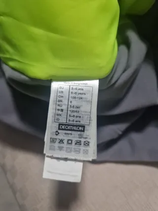 Peto esquí nieve Wedze 500 impermeable