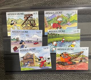 Sellos Disney Sierra Leona Lote 6