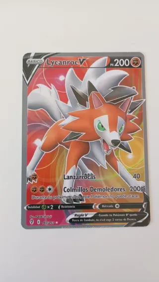 Carta Pokémon Lycanroc V 187/203