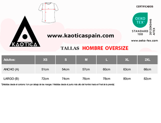 Camiseta Demon Slayer Anime 174  Oversize Hombre