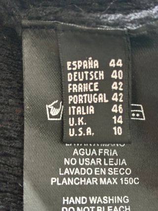 Jersey mujer Javier Simorra. ES 44/FR 42/DE 40