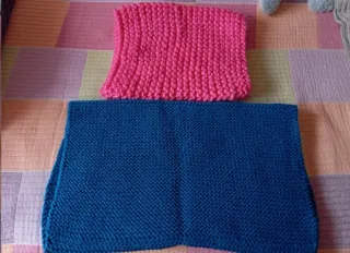 Tres bufandas de lana