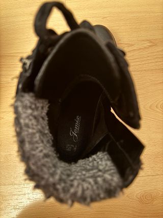 Botines negros mujer con cremallera