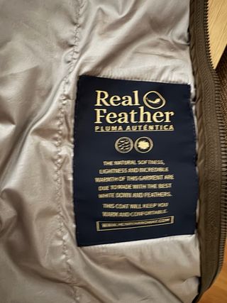 Plumífero largo Henry Arroway verde oliva