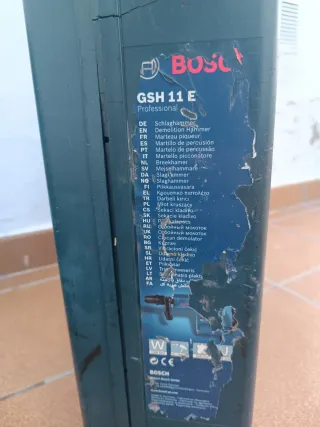 Martillo Bosch GSH 11 E Hilti
