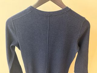 Vestido Polo Ralph Lauren Azul Punto Canalé