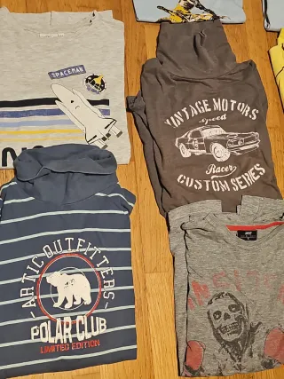 Lote Camisetas Niño Talla S (14-16)