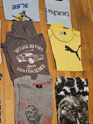 Lote Camisetas Niño Talla S (14-16)