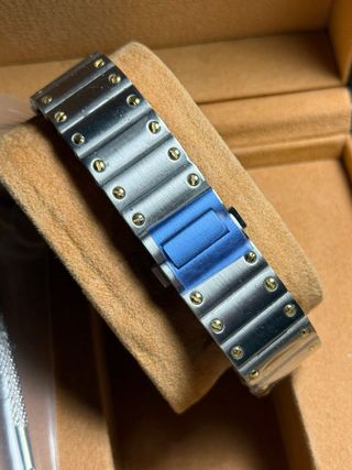 Seiko Mod Santos 38mm Oro y Plata