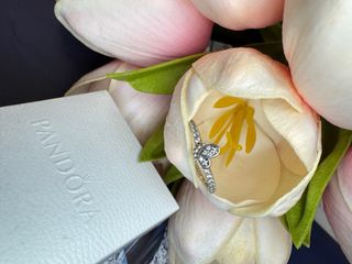 Anillo Pandora Corazón con Circonitas