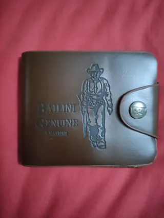 Cartera de piel hombre Bailini Marrón