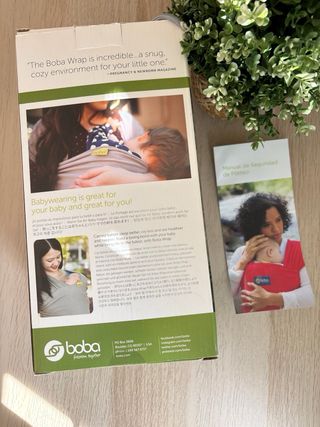 Fular de porteo Boba gris