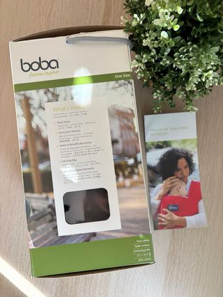 Fular de porteo Boba gris