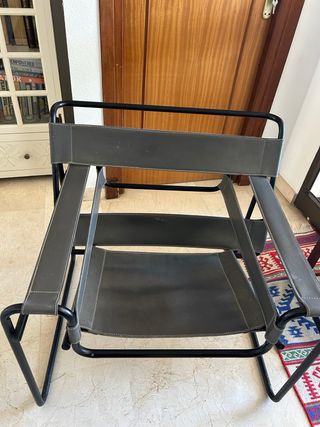 Sillón Wassily Marcel Breuer Cuero Metal