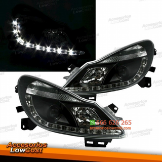 FAROS CON LUZ DIURNA LED PARA OPEL CORSA D, 06-10