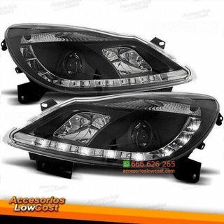 FAROS CON LUZ DIURNA LED PARA OPEL CORSA D, 06-10