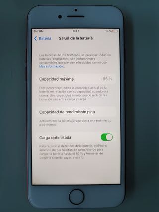 iPhone 7 128GB Rojo Batería 85% original