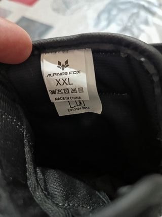 Guantes Moto Protección Cuero Marrón