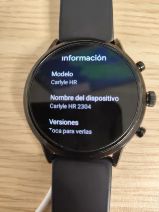 Reloj Fossil Wear OS Negro