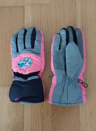 Conjunto esquí mujer anorak pantalón guantes.