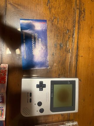 Nintendo Game Boy Pocket Argento